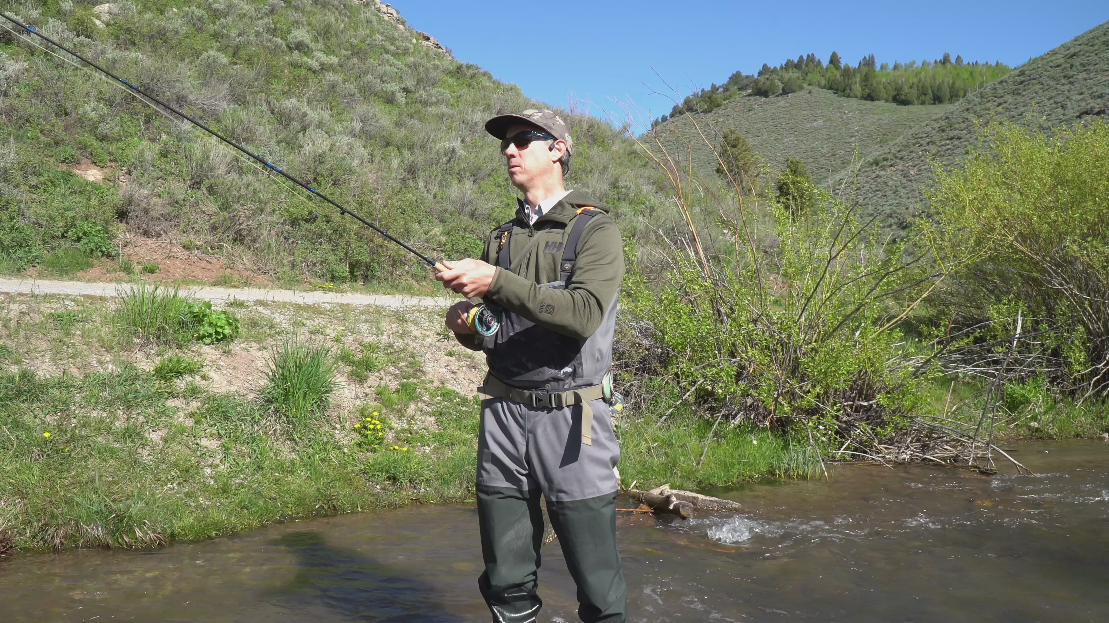 Load video: Talweg Rod Roost magnetic fishing rod holder for when you need a hand